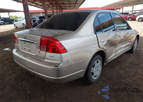 2002 Honda Civic Lx z USA, uszkodzony, nr VIN JHMES16592S002666